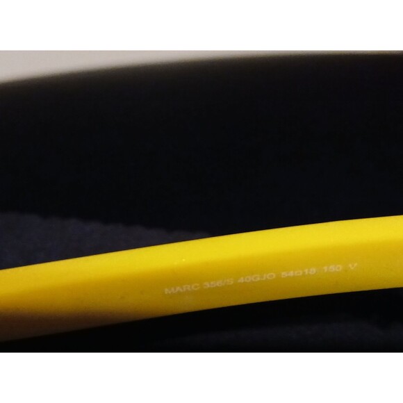 Marc Jacobs Sunglasses Yellow/Black with designer case & Cleaning Cloth main image 14